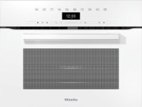 Духовой шкаф компактный с СВЧ Miele H7440BM BRWS бриллиантовый белый