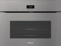 Духовой шкаф компактный с СВЧ Miele H7440BMX GRGR графитовый серый