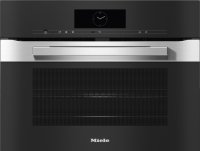 Духовой шкаф компактный с СВЧ Miele H7840BM CLST сталь