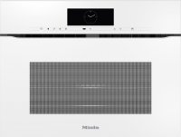 Духовой шкаф компактный с СВЧ Miele H7840BMX BRWS бриллиантовый белый
