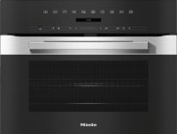 Духовой шкаф компактный с СВЧ Miele H7240BM CLST сталь