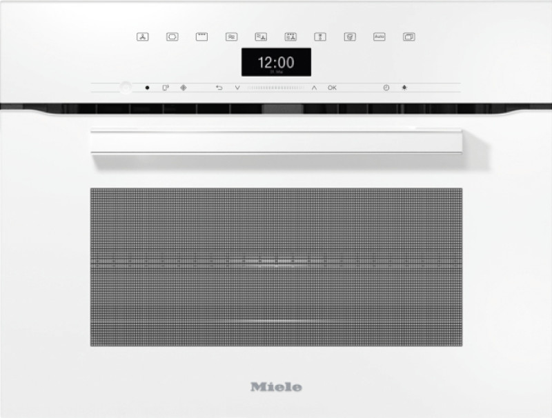 Духовой шкаф компактный с СВЧ Miele H7440BM BRWS бриллиантовый белый - купить в Санкт-Петербурге и России