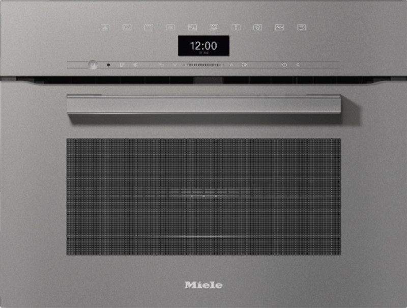 Духовой шкаф компактный с СВЧ Miele H7440BM GRGR графитовый серый - купить в Санкт-Петербурге и России