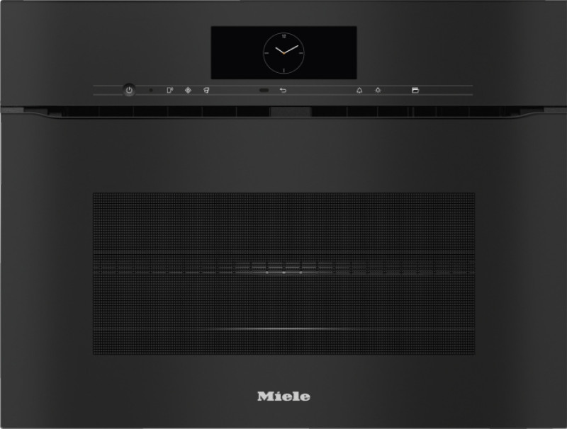 Духовой шкаф компактный с СВЧ Miele H7840BMX OBSW черный обсидиан - купить в Санкт-Петербурге и России